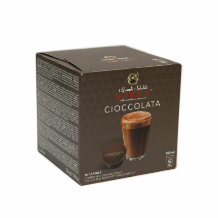Cocoa Capsules GRAN CAFFE GARIBALDI Cioccolata, 16 Pcs.